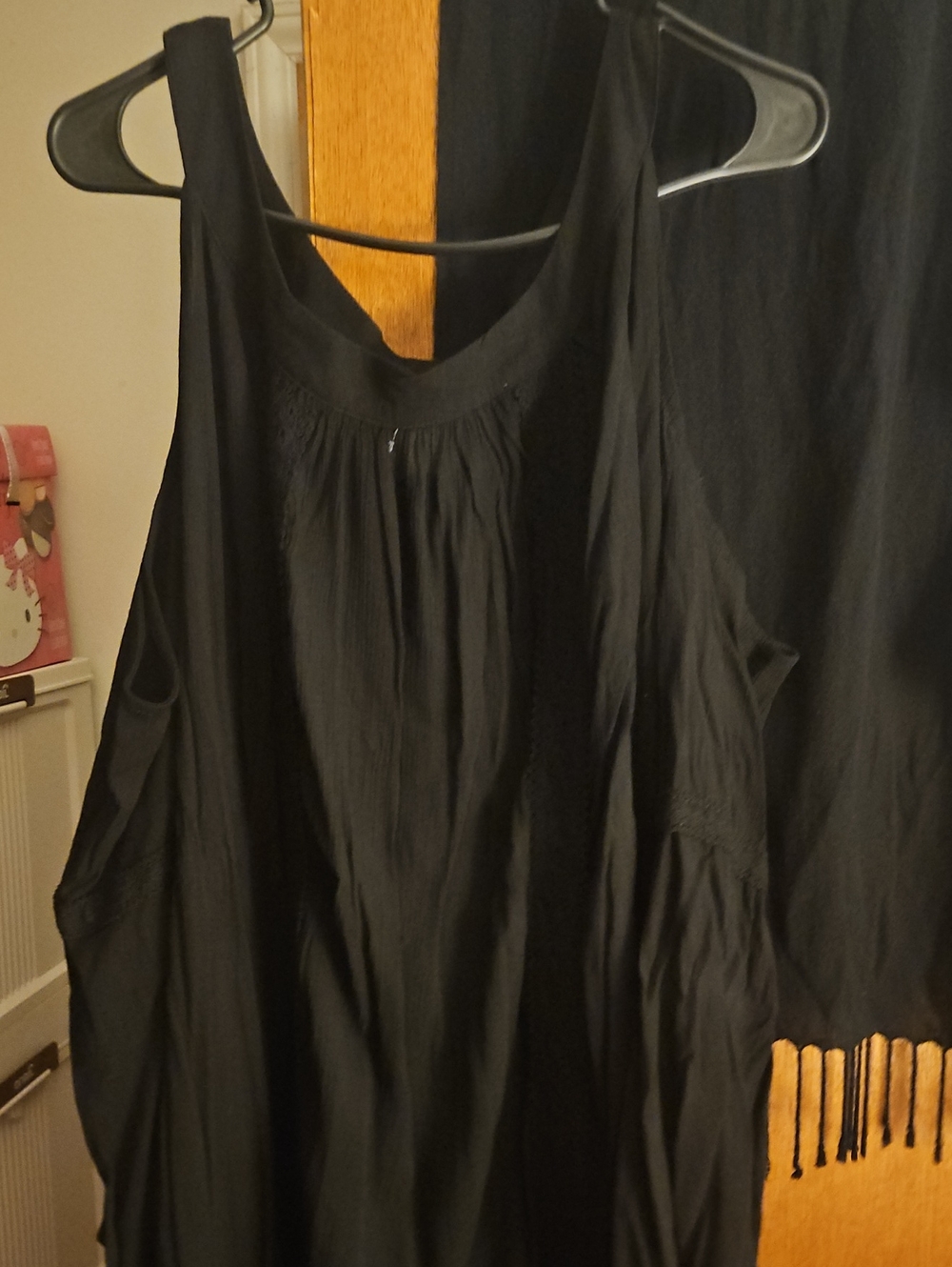 Terra & Sky Black Sleeveless Mini Dress